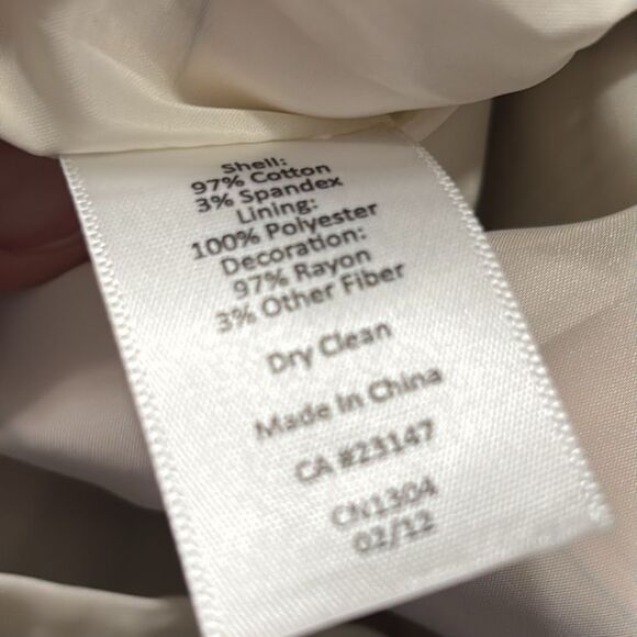 Talbots | Women’s Petite Silky Ribbon Pencil Skirt Grosgrain Striped Lined Pink - Picture 14 of 16